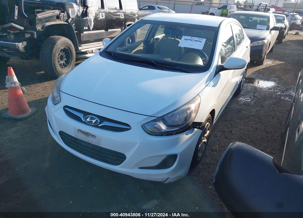 2012 HYUNDAI ACCENT GLS VIN: KMHCT4AE6CU213761