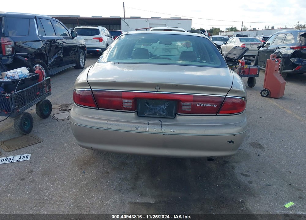 1999 BUICK CENTURY LIMITED VIN: 2G4WY52M5X1499825