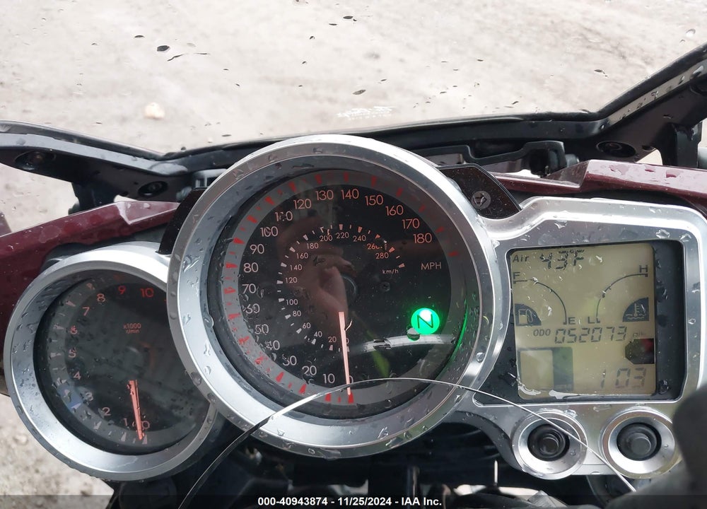 2007 YAMAHA FJR1300 VIN: JYARP15E77A001854