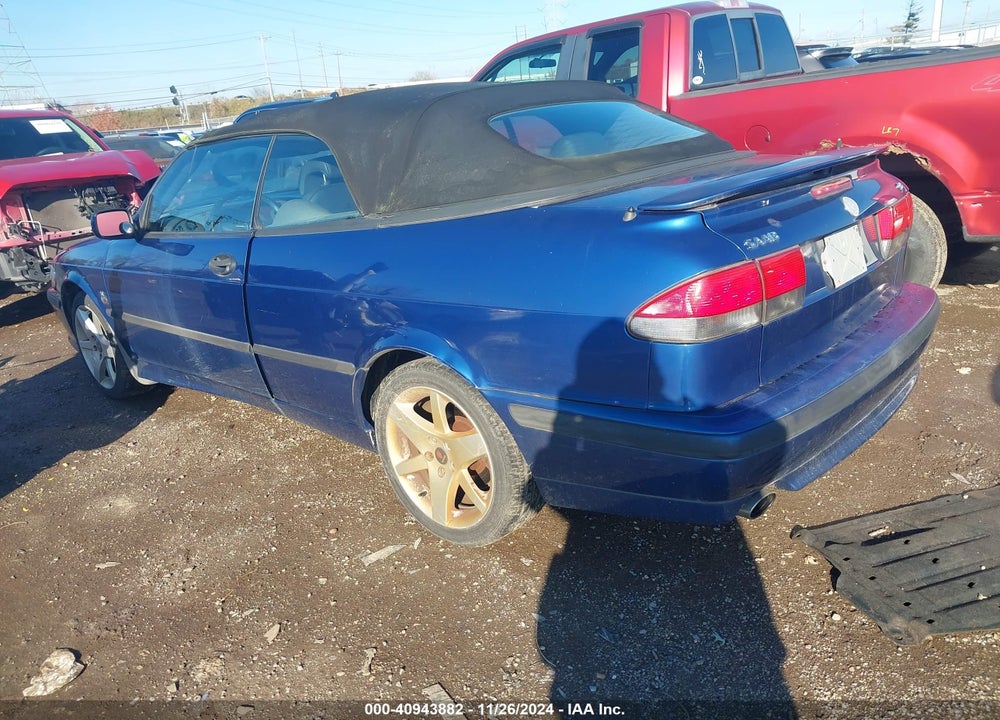 2002 SAAB 9-3 SE VIN: YS3DF78K227007114