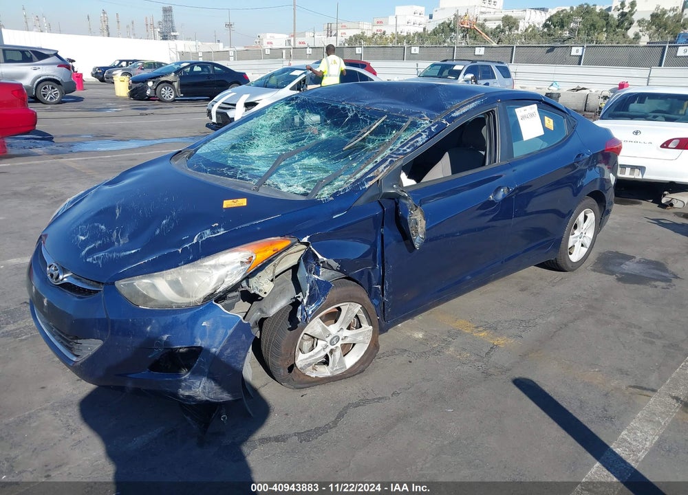 2013 HYUNDAI ELANTRA VIN: KMHDH4AE5DU711750