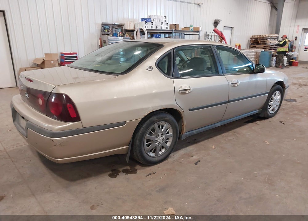 2004 CHEVROLET IMPALA VIN: 2G1WF52E049184648
