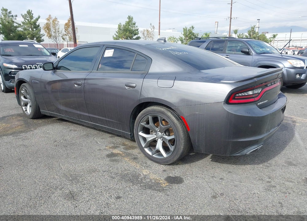 2016 DODGE CHARGER SXT VIN: 2C3CDXHG4GH350799