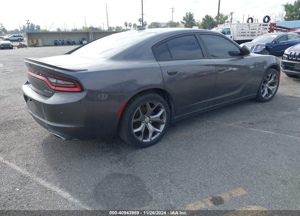 2016 DODGE CHARGER SXT VIN: 2C3CDXHG4GH350799