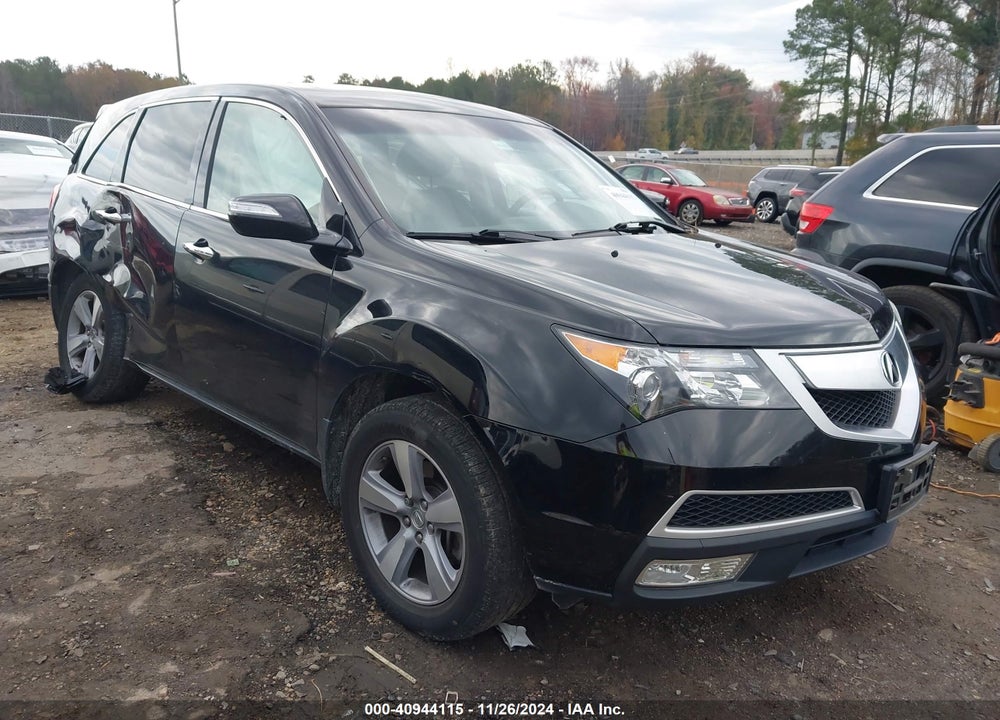 2012 ACURA MDX VIN: 2HNYD2H23CH505565