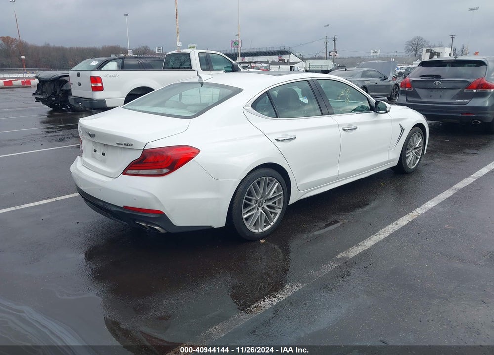 2021 GENESIS G70 2.0T AWD VIN: KMTG34LA0MU075993