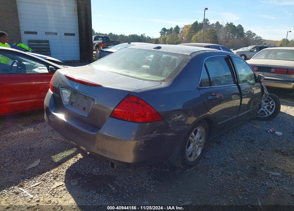 2007 HONDA ACCORD 2.4 EX VIN: 1HGCM567X7A001309