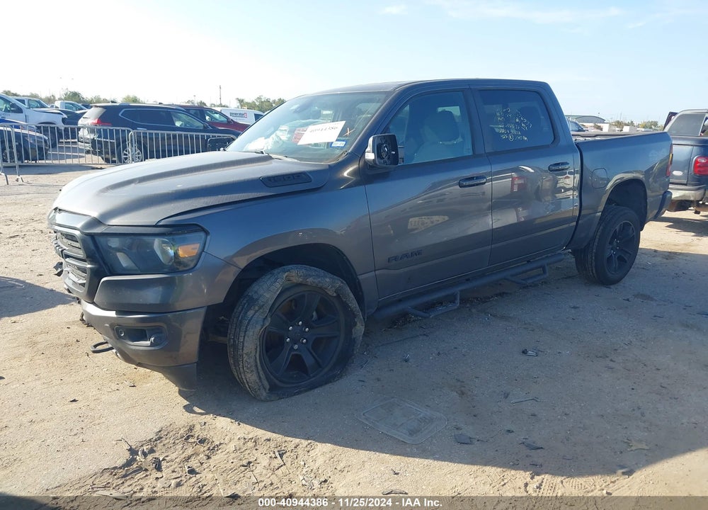 2020 RAM 1500 LONE STAR 4X4 5'7 BOX VIN: 1C6SRFFTXLN221350
