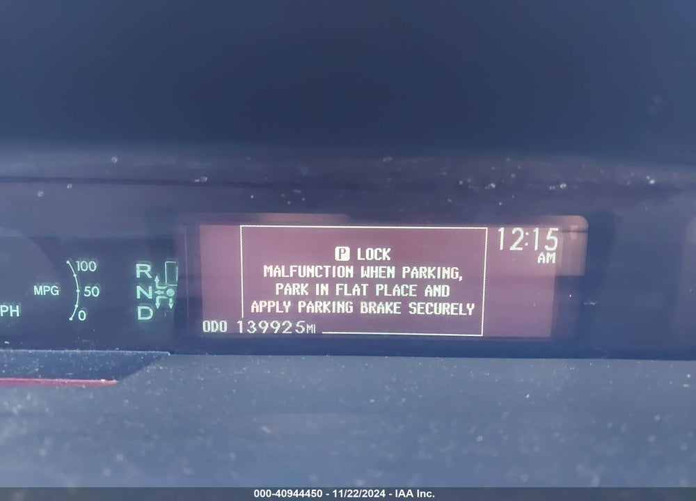 2010 TOYOTA PRIUS II VIN: JTDKN3DUXA1278506