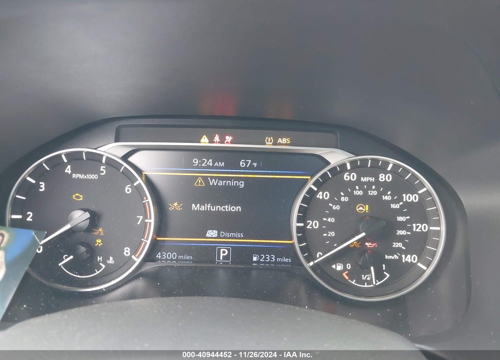 2025 NISSAN ALTIMA VIN: 1N4BL4CV4SN320996
