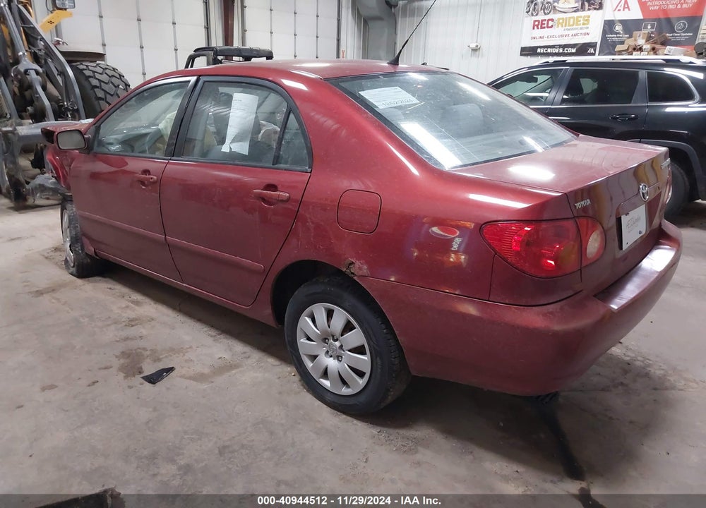 2003 TOYOTA COROLLA LE VIN: 1NXBR38EX3Z164834