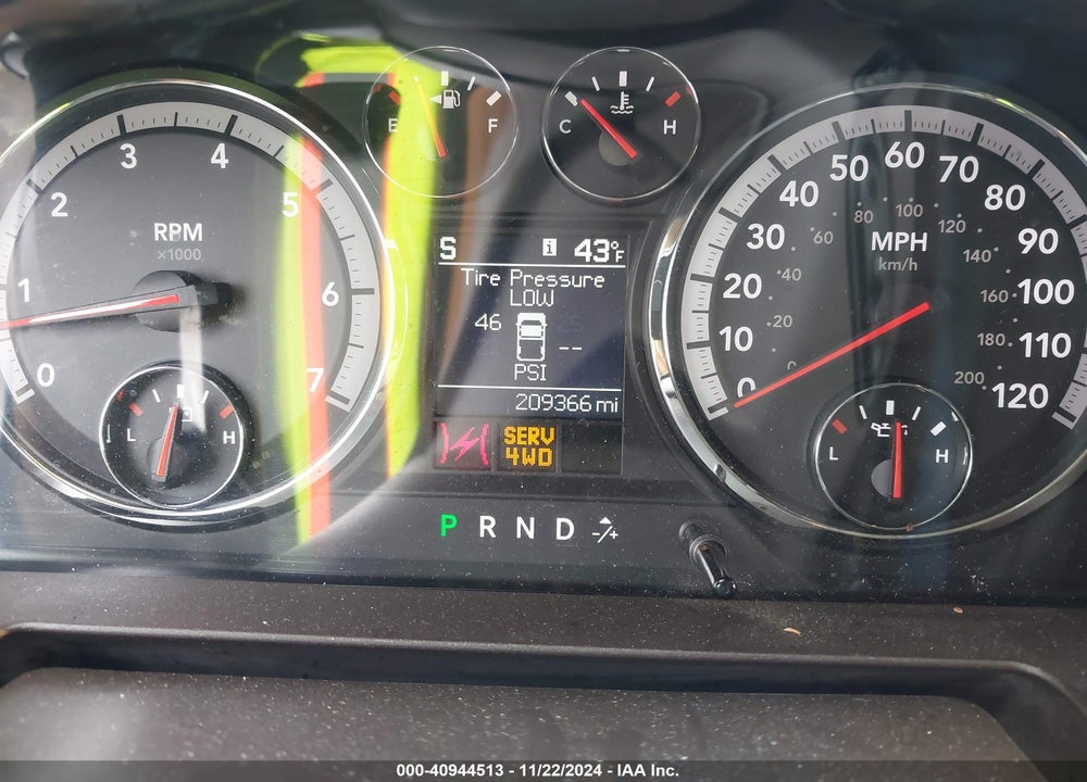 2011 RAM 1500 BIG HORN VIN: 1D7RV1CT0BS608778
