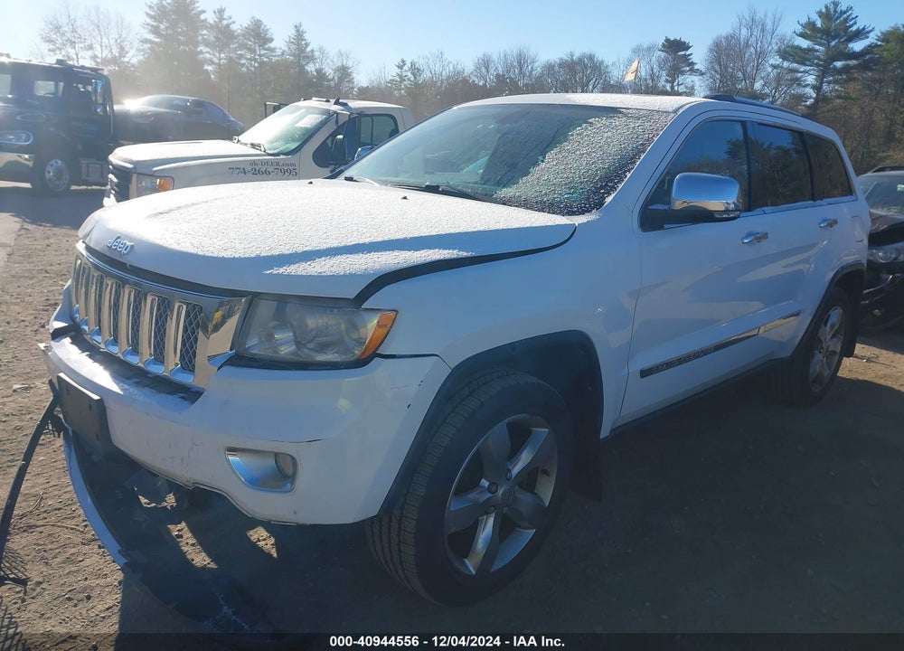 2013 JEEP GRAND CHEROKEE OVERLAND VIN: 1C4RJFCG8DC640574