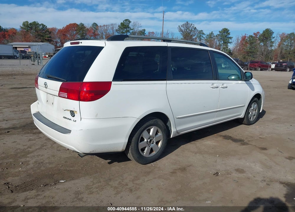 2004 TOYOTA SIENNA LE VIN: 5TDZA23C74S149790