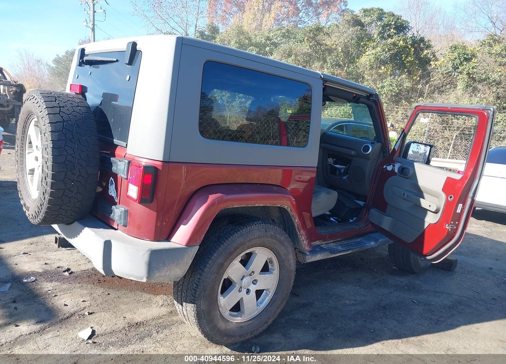 2008 JEEP WRANGLER SAHARA VIN: 1J4FA54138L535450