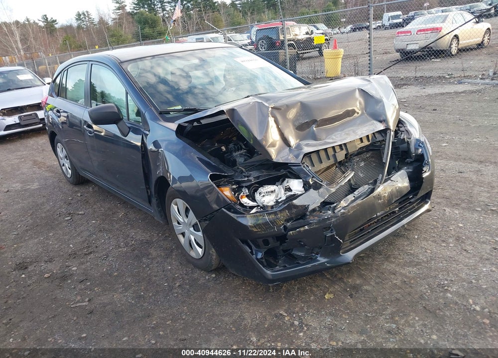 2015 SUBARU IMPREZA 2.0I VIN: JF1GPAA67F8200070