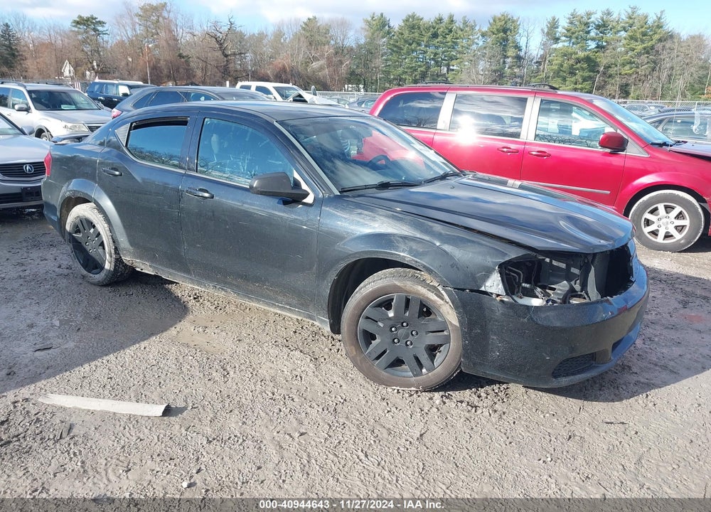 2013 DODGE AVENGER SE VIN: 1C3CDZAB7DN544000
