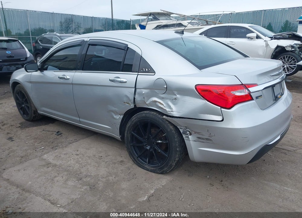 2012 CHRYSLER 200 LIMITED VIN: 1C3CCBCG1CN113363