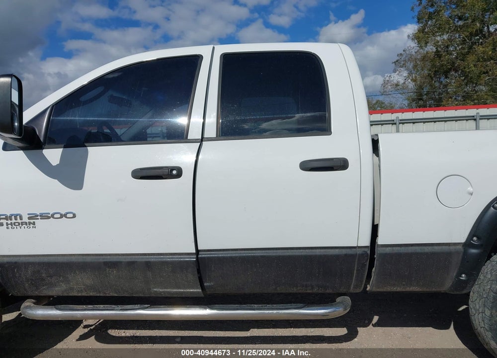 2006 DODGE RAM 2500 SLT/TRX4 OFF ROAD/SPORT/POWER WAGON VIN: 3D7KS28C16G203549