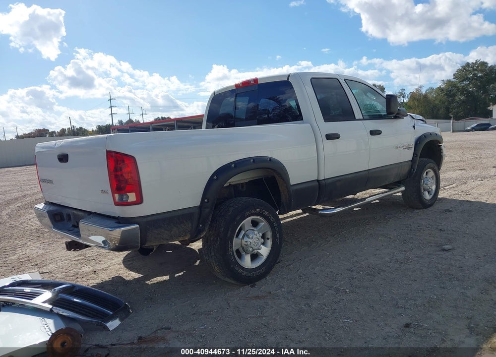 2006 DODGE RAM 2500 SLT/TRX4 OFF ROAD/SPORT/POWER WAGON VIN: 3D7KS28C16G203549