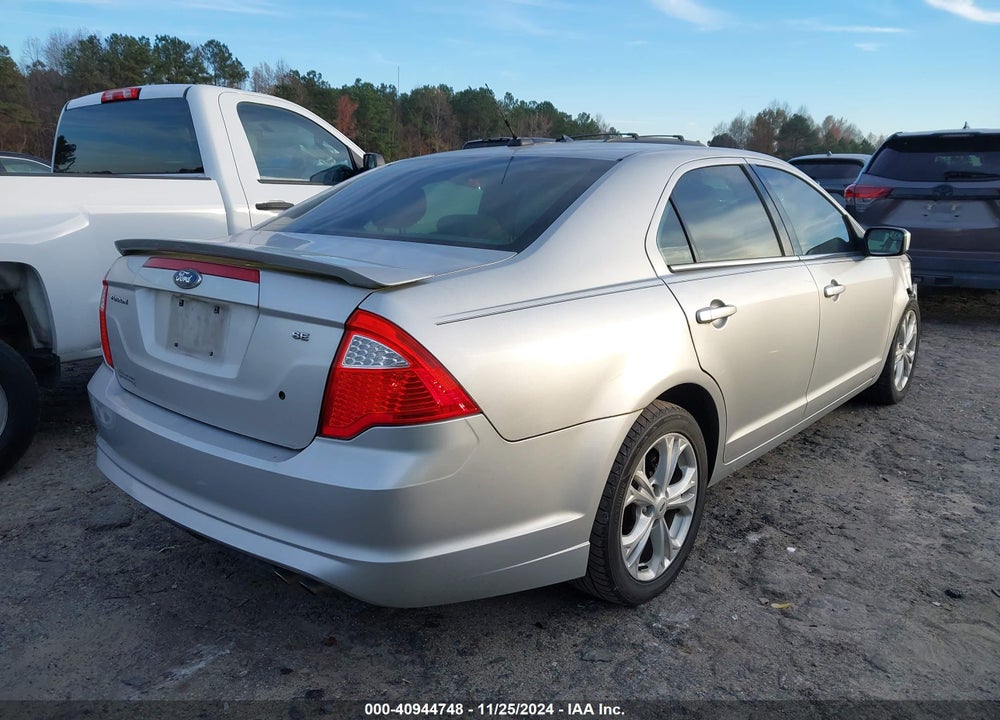 2012 FORD FUSION SE VIN: 3FAHP0HA0CR102324