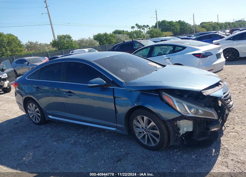 2016 HYUNDAI SONATA SPORT VIN: 5NPE34AF3GH338576