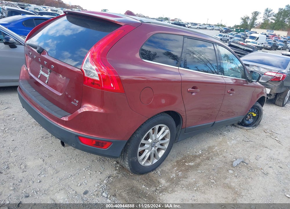 2010 VOLVO XC60 T6/T6 R-DESIGN VIN: YV4992DZ3A2077496