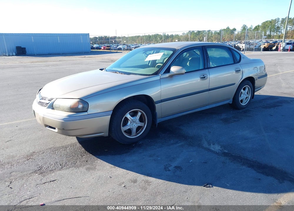 2005 CHEVROLET IMPALA VIN: 2G1WF52E559152876
