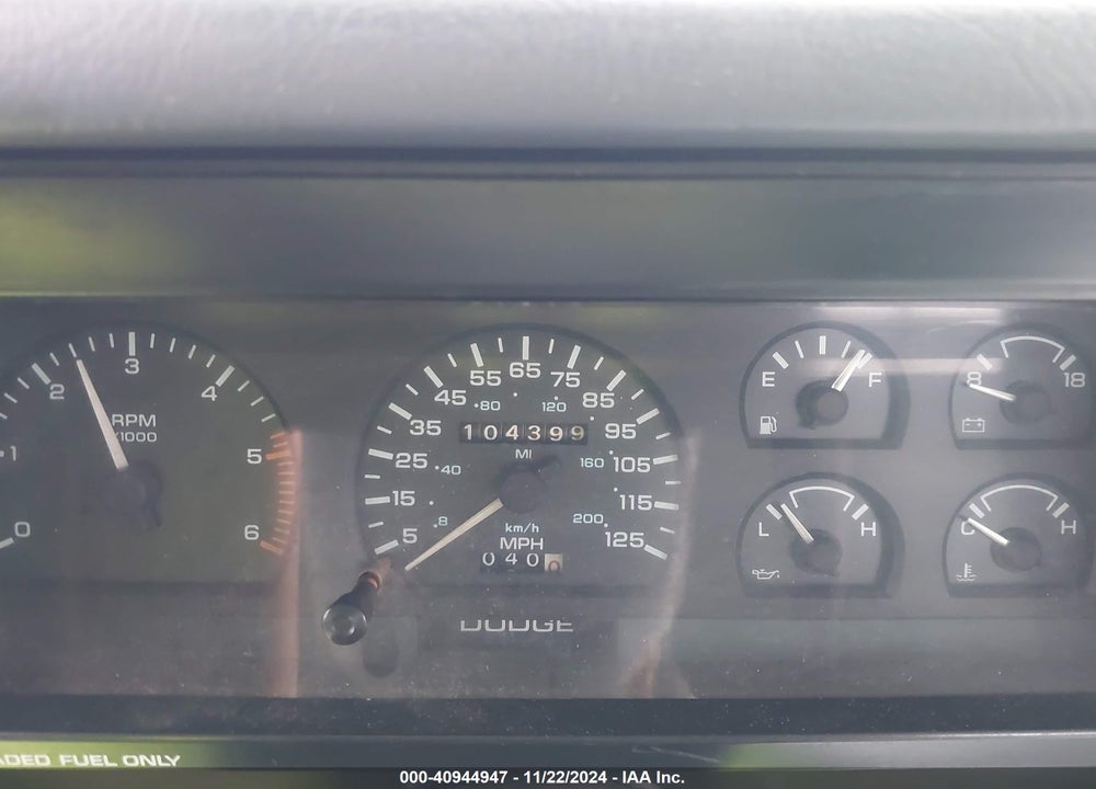 1992 DODGE DAKOTA VIN: 1B7FL26X2NS543167