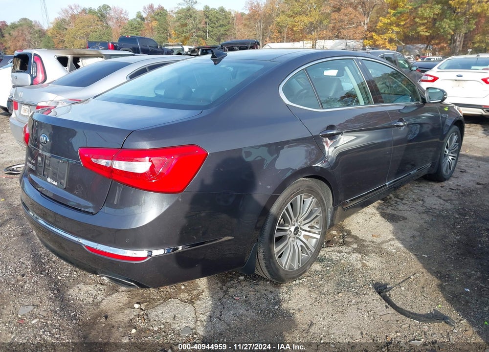 2015 KIA CADENZA PREMIUM VIN: KNALN4D77F5173830