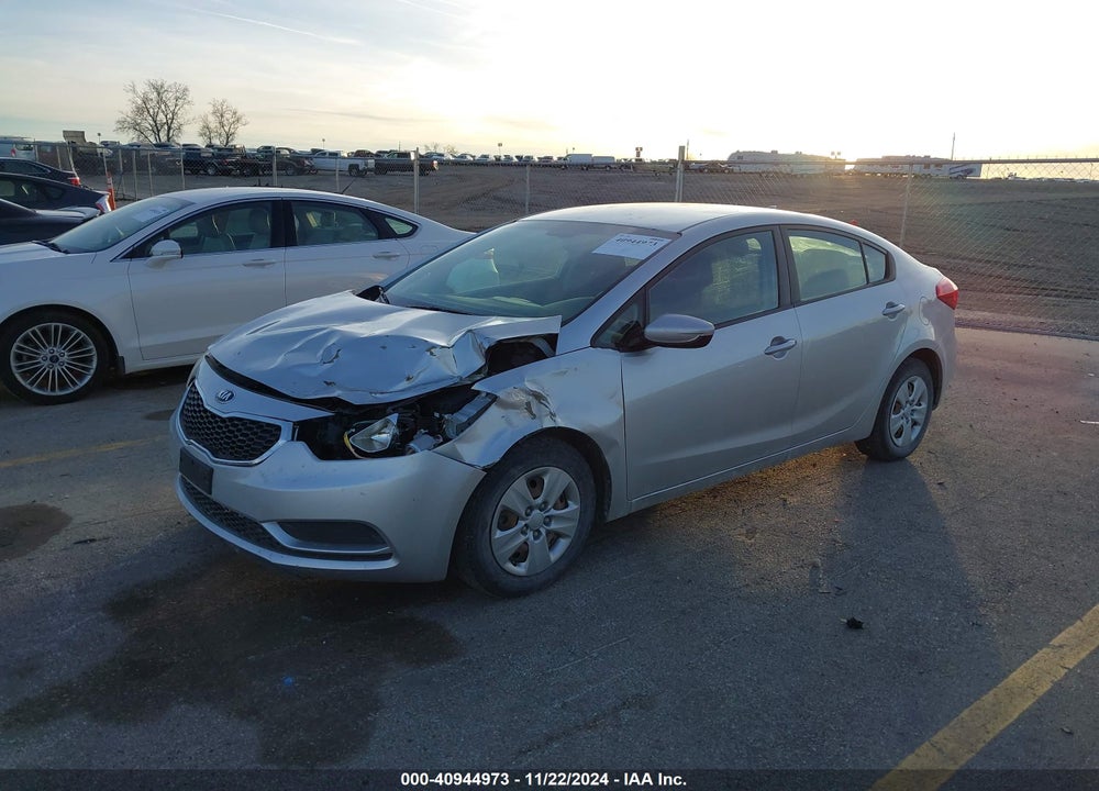 2014 KIA FORTE LX VIN: KNAFK4A6XE5137873