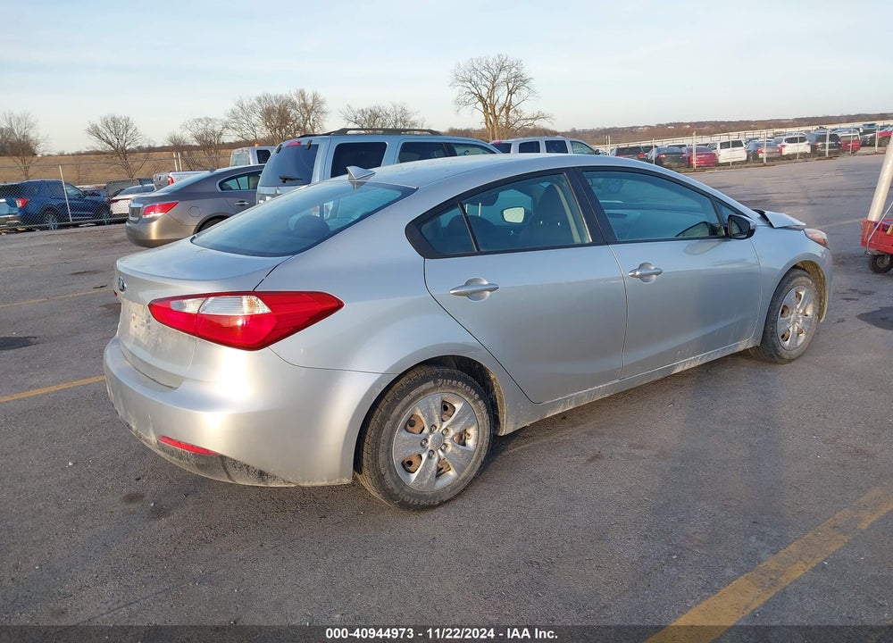 2014 KIA FORTE LX VIN: KNAFK4A6XE5137873