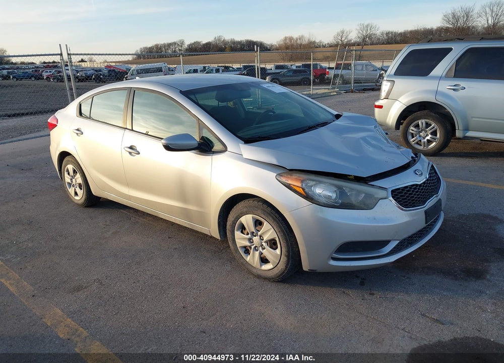 2014 KIA FORTE LX VIN: KNAFK4A6XE5137873
