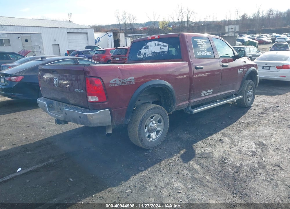 2017 RAM 2500 TRADESMAN 4X4 6'4 BOX VIN: 3C6UR5CJ3HG744327