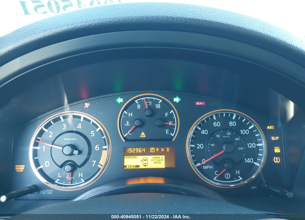 2009 NISSAN ARMADA LE VIN: 5N1BA08DX9N614319