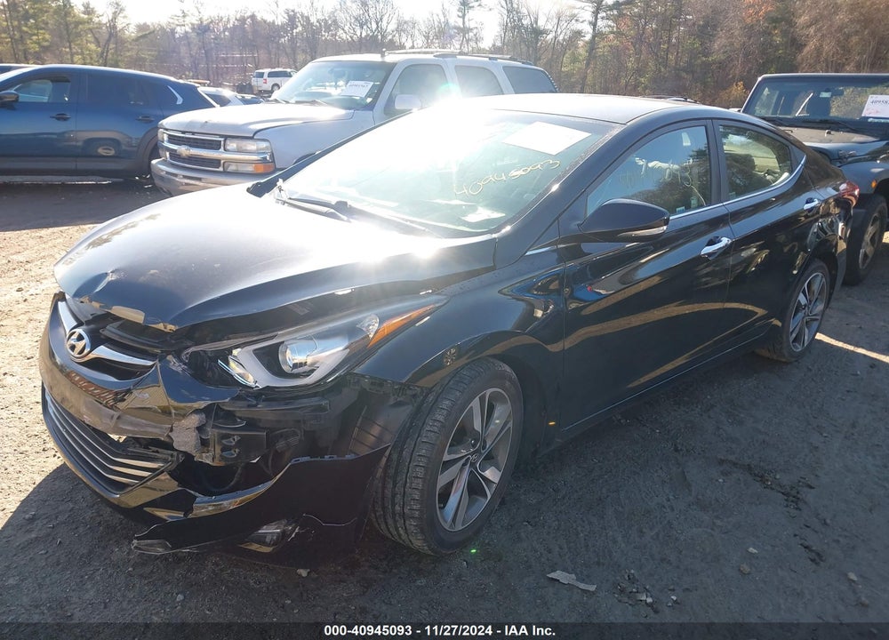 2015 HYUNDAI ELANTRA VIN: KMHDH4AE8FU266407