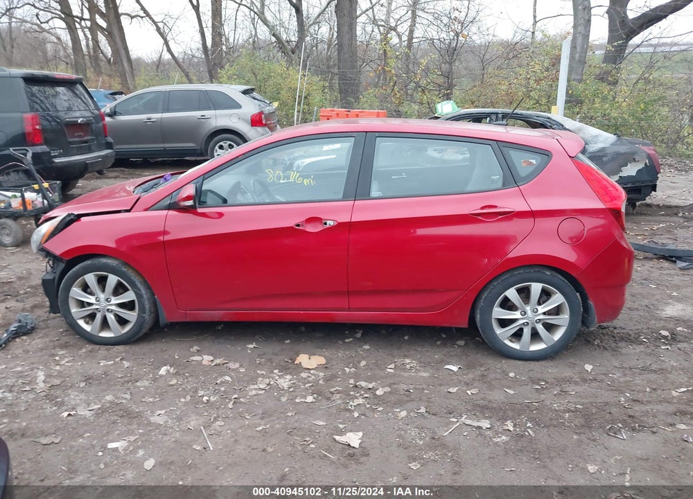 2013 HYUNDAI ACCENT SE VIN: KMHCU5AE1DU108436