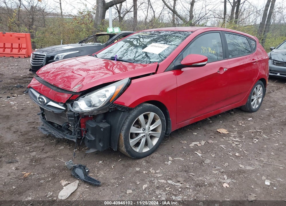 2013 HYUNDAI ACCENT SE VIN: KMHCU5AE1DU108436