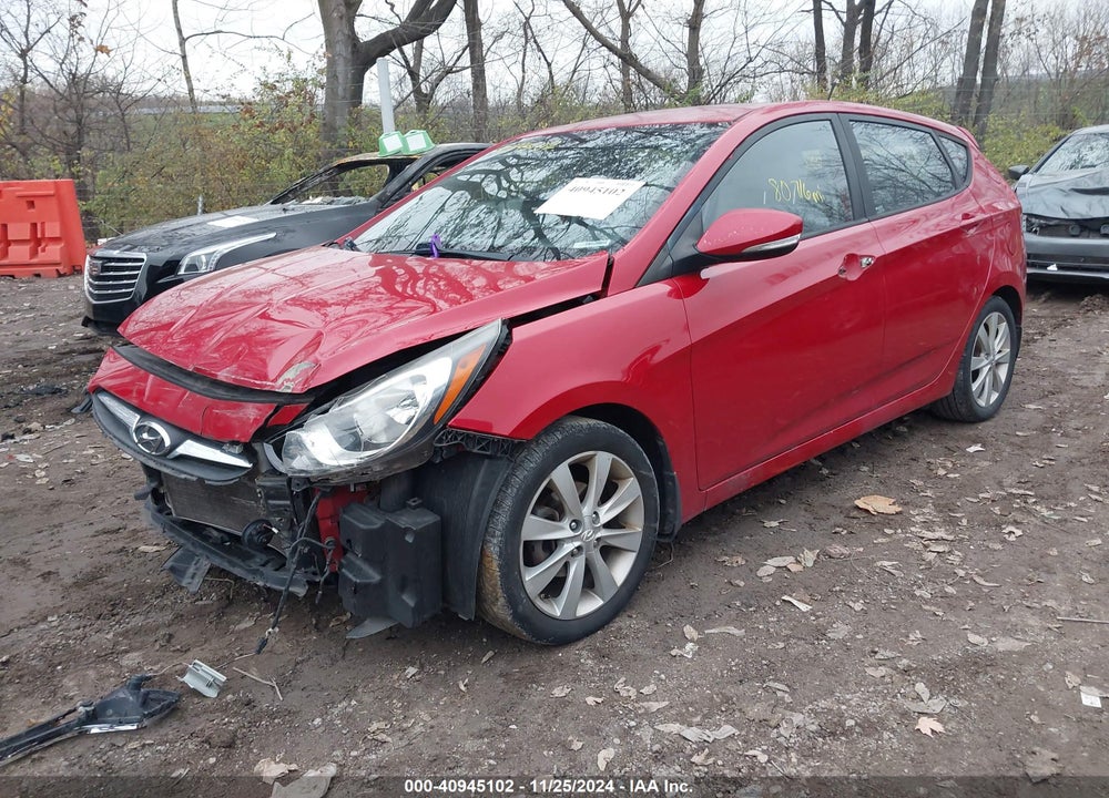 2013 HYUNDAI ACCENT SE VIN: KMHCU5AE1DU108436