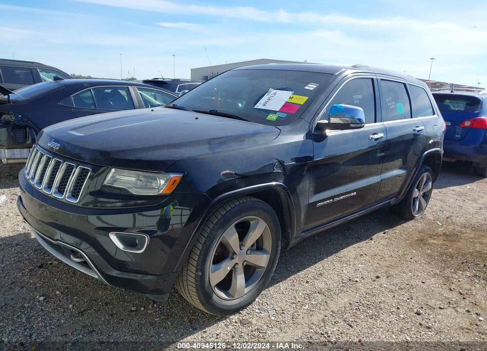 2014 JEEP GRAND CHEROKEE OVERLAND VIN: 1C4RJECG9EC364434