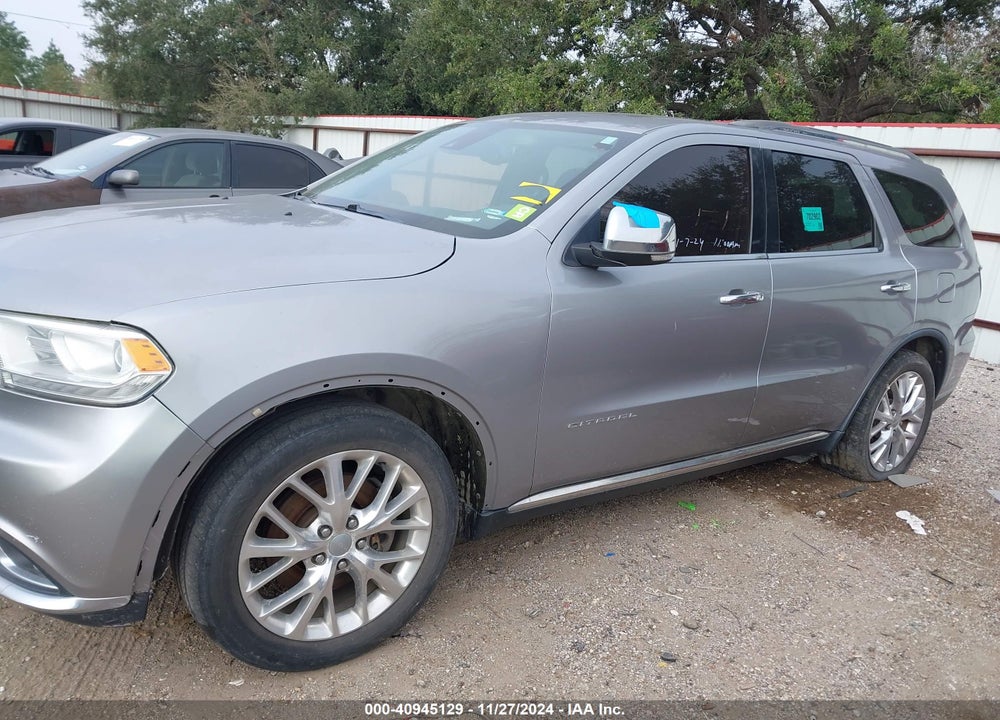 2014 DODGE DURANGO CITADEL VIN: 1C4RDHEGXEC537111