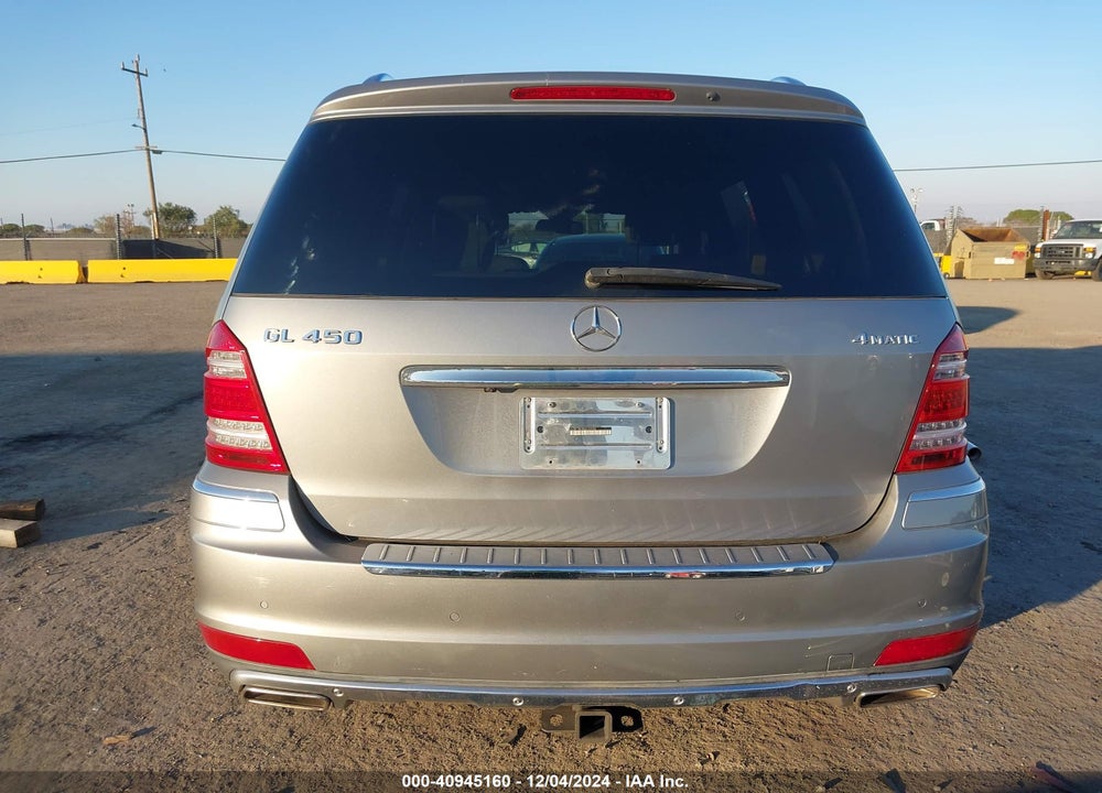 2011 MERCEDES-BENZ GL 450 4MATIC VIN: 4JGBF7BE9BA634408