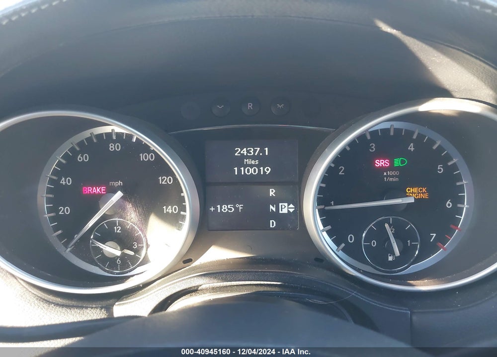 2011 MERCEDES-BENZ GL 450 4MATIC VIN: 4JGBF7BE9BA634408