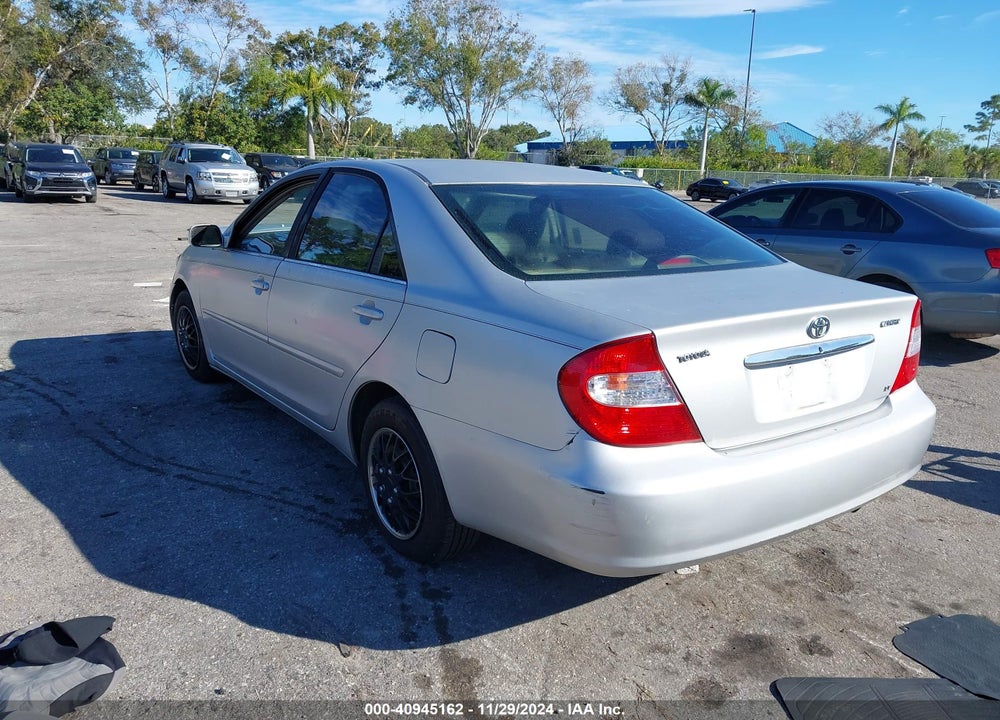 2004 TOYOTA CAMRY LE VIN: 4T1BE32K04U807638