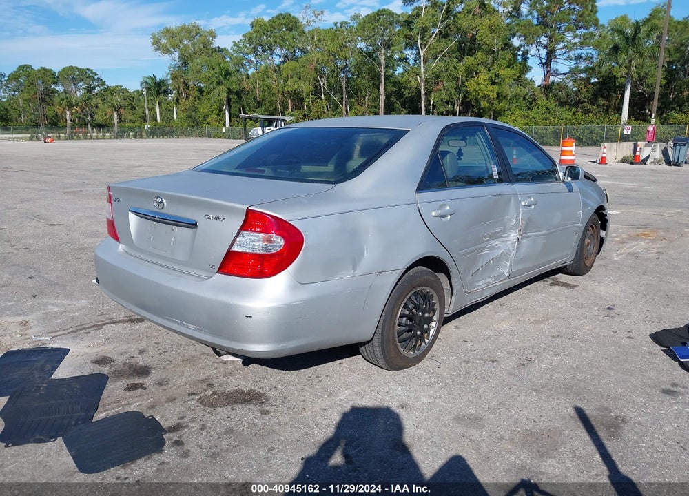 2004 TOYOTA CAMRY LE VIN: 4T1BE32K04U807638
