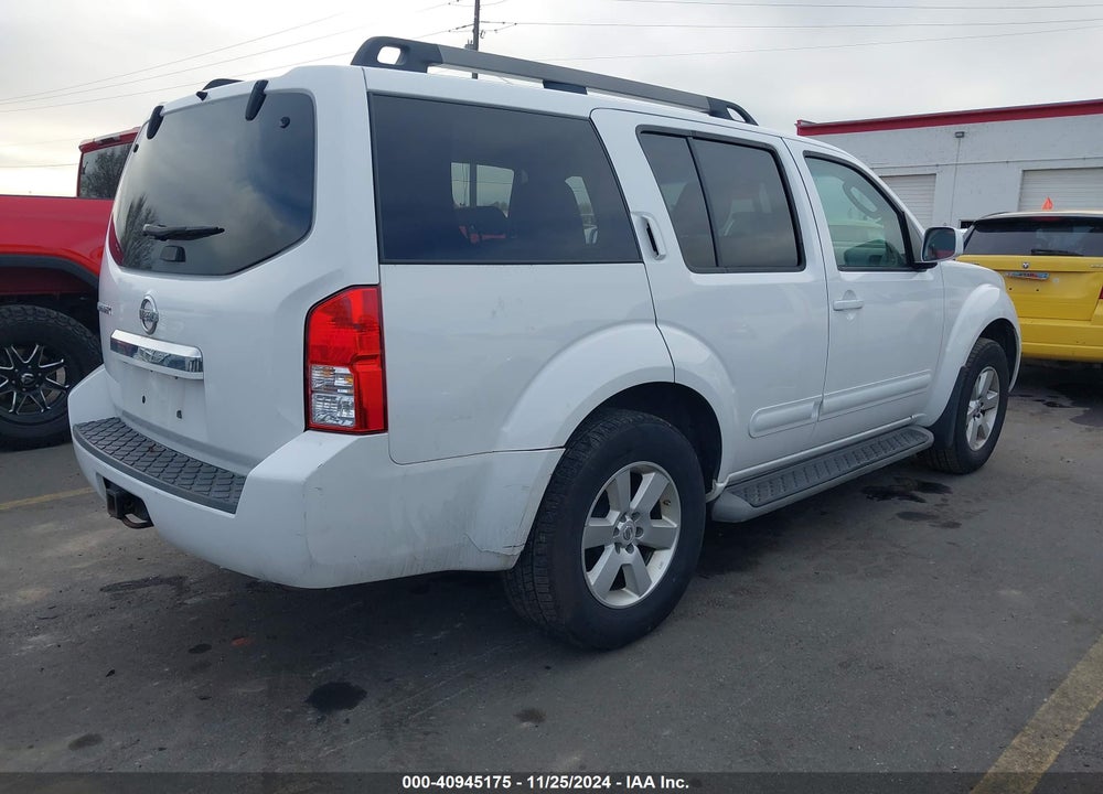 2012 NISSAN PATHFINDER SV VIN: 5N1AR1NB2CC617327