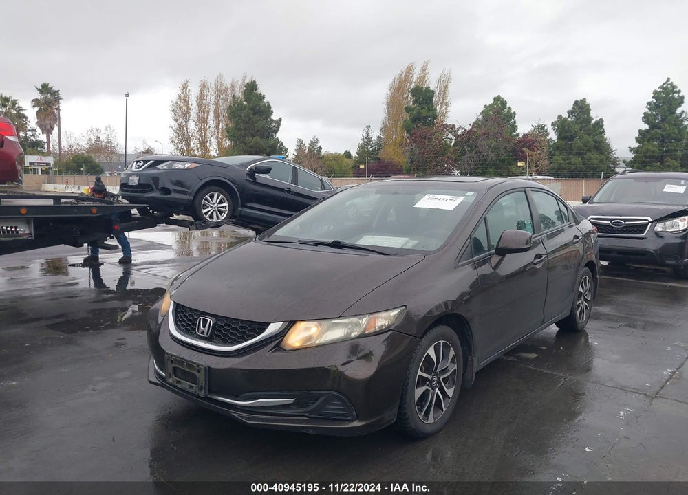 2013 HONDA CIVIC EX VIN: 19XFB2F86DE215845