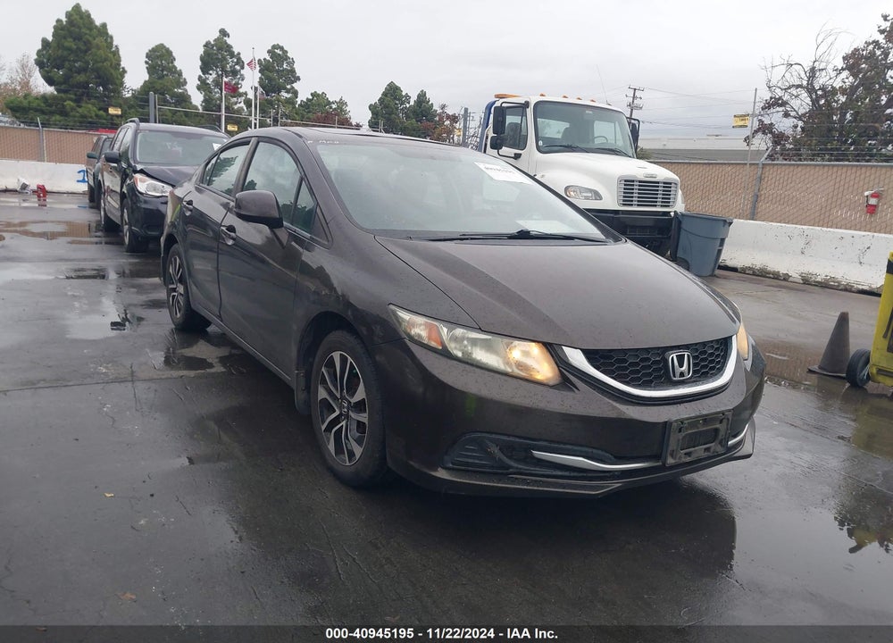 2013 HONDA CIVIC EX VIN: 19XFB2F86DE215845
