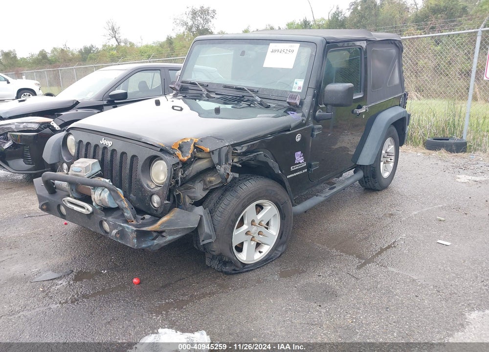 2016 JEEP WRANGLER SPORT VIN: 1C4AJWAG8GL121674