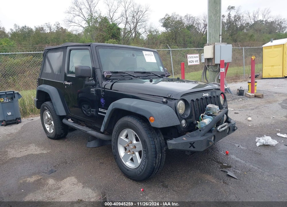 2016 JEEP WRANGLER SPORT VIN: 1C4AJWAG8GL121674